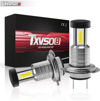 2Pcs Car H7 LED Headlight Bulbs 12V 24V 110W 30000LM Headlight Conversion Kit Bulb High or Low Beam 6000K Longer Lifespan