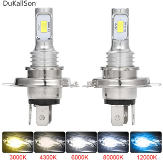 2pcs Car H7 LED Lamp H4 H3 H1 H11 LED Front Bulb 9005 880 881 Ice lamp 6000K 12V Car Headlights Car Fog Light Kit