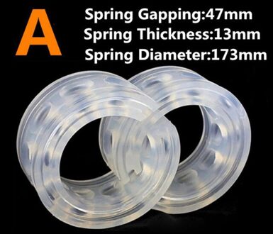 2Pcs Car Schokdemperveer Bumper Power Car Auto-Buffers A/B/C/D/E/F Type Springs Bumpers Kussen Auto Goederen Buffer A type