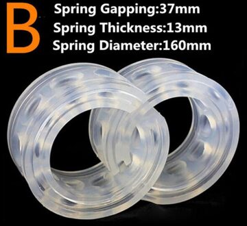 2Pcs Car Schokdemperveer Bumper Power Car Auto-Buffers A/B/C/D/E/F Type Springs Bumpers Kussen Auto Goederen Buffer B type