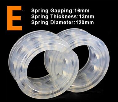 2Pcs Car Schokdemperveer Bumper Power Car Auto-Buffers A/B/C/D/E/F Type Springs Bumpers Kussen Auto Goederen Buffer E type