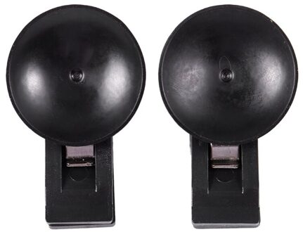 2Pcs Car Window Zonnescherm Doek Kaarten Rekeningen Sucker Met Klem