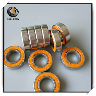 2Pcs Ceramic Bearing S6800 2RS CB ABEC7 10x19x5 mm 6800 Stainless steel hybrid ceramic ball bearing