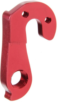 2pcs CNC Bike Gear Mech Rear Derailleur Hanger Dropout Red for Look 920/986 RSP E-POST with Screws