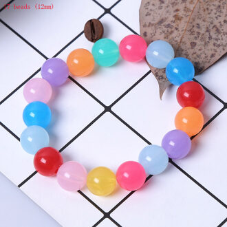 2pcs Cute DIY Toys for Kids Children Wood Beads Charm Bracelets Cuff Wristband Kids Boys Girls Candy Color Bangle Bracelet Beads 3