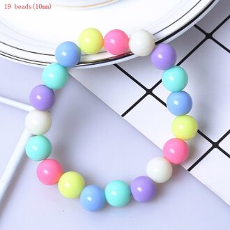 2pcs Cute DIY Toys for Kids Children Wood Beads Charm Bracelets Cuff Wristband Kids Boys Girls Candy Color Bangle Bracelet Beads