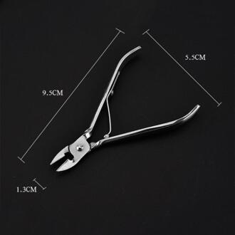 2Pcs Cuticle Trimmer Met Cuticle Pusher Cuticle Remover Cuticle Nipper Rvs Cuticle Cutter Manicure Tool Set TSLM1 1stk
