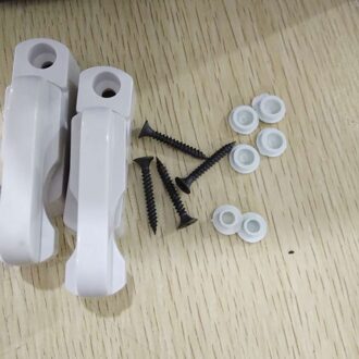 2Pcs Deuren Universele Installeren Upvc Venster Vervangende Onderdelen T Vormige Huis Duurzaam Met Schroeven Security Lock