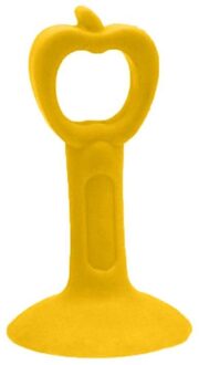 2Pcs Deurklink Crash Pad Rubber Deurknop Lock Bumper Guard Stopper Mute Demper Deur Fenders Anti Ongeval Muur beschermen geel L