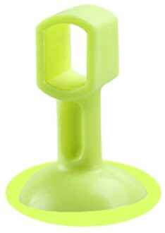 2Pcs Deurklink Crash Pad Rubber Deurknop Lock Bumper Guard Stopper Mute Demper Deur Fenders Anti Ongeval Muur beschermen groen S