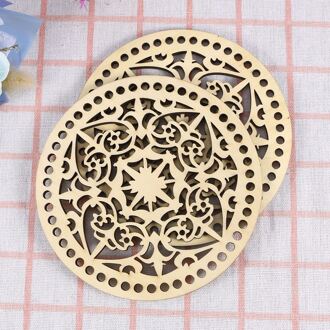 2Pcs Diy Tas Accessoires Creatieve Diy Zelfgemaakte Houten Wirebag Materiaal Geweven Zak Accessoires Voor Meisjes Vrouwen Dames