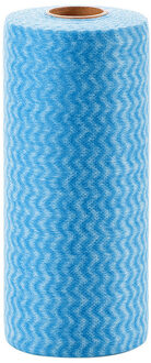 2Pcs Doekjes Niet-geweven Stof Lui Rags Nat En Droog Wasbare Wegwerp Schotel Papieren Handdoek Doek Voor keuken Huishouden Blauw