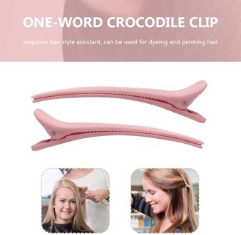 2Pcs Eendenbek Haar Clip Kappers Salon Haarspelden Haarspelden Hoofddeksels Baret Gebruik Praktische Hair Styling Tools