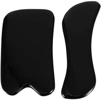 2Pcs Effectieve Multipurpose Duurzaam Praktische Draagbare Schrapen Platen Gua Sha Massage Gereedschap Schrapen Boards