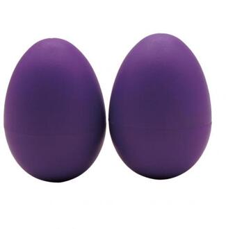 2Pcs Effen Kleur Baby Ei Muziek Shaker Zand Hamer Instrument Vroeg Leren Speelgoed Шейкер Музыкальный paars