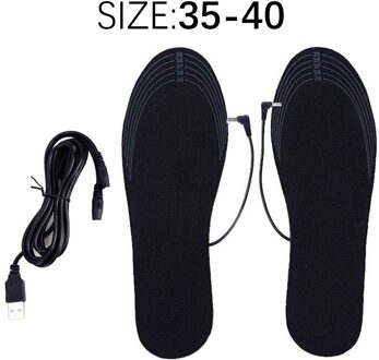 2Pcs Elektrische Verwarming Inlegzolen Verwarmd Voet Warmer Usb Verwarmd Schoenen Inserts Schoenen Verwarmde Pads Voet Schat Pads 35-40