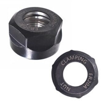 2Pcs ER20 Een Type Collet Spanmoer Voor Cnc Frezen Collet Chuck Holder Draaibank Carbon Staal Cnc Chuck Holder hand Tool