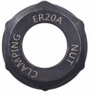 2Pcs ER20 Een Type Collet Spanmoer Voor Cnc Frezen Collet Chuck Holder Draaibank Carbon Staal Cnc Chuck Holder hand Tool