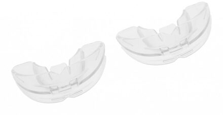2Pcs Eva Tand Apparaat Harde Tand Retainer Bretels Tanden Stijltang Voor Volwassen Om Uw Tanden doorzichtig