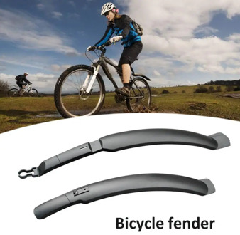 2pcs Extended Mountain Road Bike Front Rear Fender Mudguard Blocking Bicycle Mud Guard Bicycle Accessories