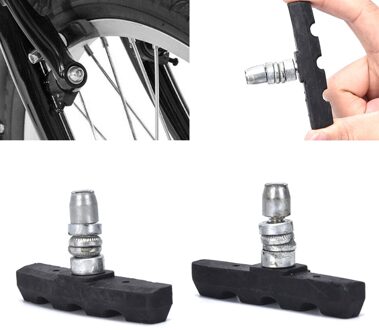 2pcs Fiets Break Schoenen Remblokken Houder Rubber Mountainbike Fietsen