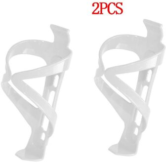 2Pcs Fiets Full Carbon Fibre Kleur Mountain Road Bike Water Bottle Holder Cages Mtb Carbon Matte Flessen houders wit