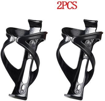 2Pcs Fiets Full Carbon Fibre Kleur Mountain Road Bike Water Bottle Holder Cages Mtb Carbon Matte Flessen houders zwart
