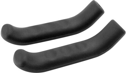 2Pcs Fiets Lever Cover Fiets Remhendel Grips Protectors Mouwen Siliconen Gel Cover Voor Mtb Weg Mountainbike accessoires zwart