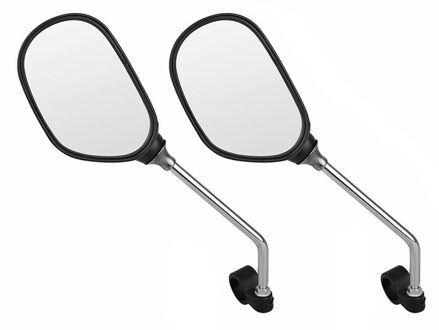 2Pcs Fiets Mtb Stuur Verstelbare Rear View Side Spiegels Vervangingen Motorfiets Achteruitkijkspiegel Fiets Accessoires