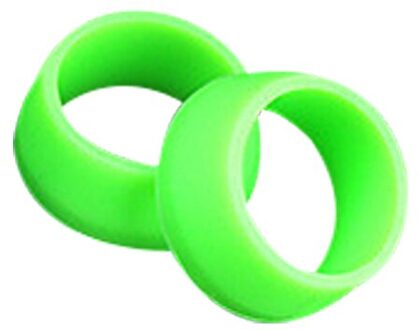 2Pcs Fiets Zadelpen Rubber Ring Stofkap Fietsen Siliconen Waterdichte Mountainbike Zadelpen Beschermende Ringen Voor Mtb Fietsen groen / 25-30mm