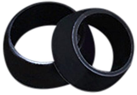 2Pcs Fiets Zadelpen Rubber Ring Stofkap Fietsen Siliconen Waterdichte Mountainbike Zadelpen Beschermende Ringen Voor Mtb Fietsen zwart / 30-35mm