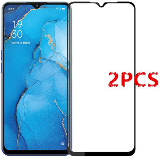 2Pcs For OPPO A91 Glass Tempered Glass for OPPO A91 Film Glue Cover 9H HD Hard Screen Protector Protective Glass for OPPO A91