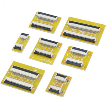 2pcs FPC FFC Flexible Flat Cable Extension Board 0.5 mm Pitch 4 6 8 10 12 14 20 30 40 50 PIN Connector