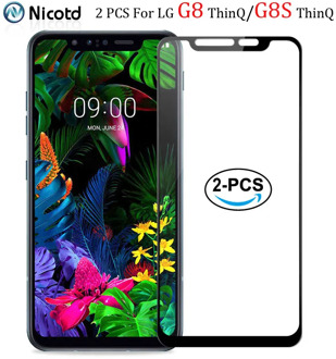 2pcs Full Cover Screen Protector Glass For LG G8S G8 ThinQ 9H Tempered Glass For LG G8s ThinQ G8 ThinQ Screen Protective Film
