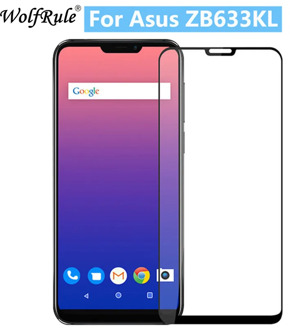 2PCS Full Glue Cover Glass For Asus Zenfone Max M2 ZB633KL Tempered Glass Asus_X01AD Screen Protector Zenfone Max Pro M2 ZB631KL