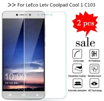 2PCS Glass For LeEco Cool 1 Screen Protector Tempered Glass For LeEco Letv Coolpad Cool 1 C103 Protective Film