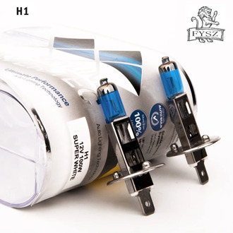 2Pcs H1 12V 100W Car Ultra bright Halogen headlamp bulb white light Halogen light ultra bright auto Halogen headlamp high beam