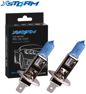 2pcs H1 55W 12V Super Bright Halogen Bulb Car Headlight Lamp Fog Lights High Power Auto Light Bulbs 5000K White