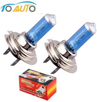 2pcs H1 H3 H4 H7 H11 9005 HB3 9006 HB4 Halogen 12V 100W Bulbs Car Headlight 5000K White Car Lights Auto HeadLamp