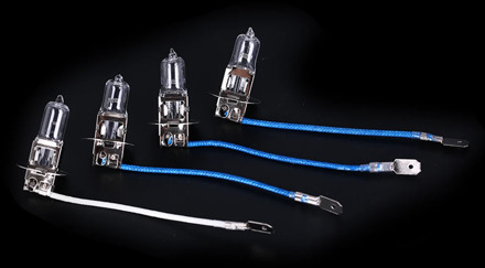 2pcs H3 35W 55W 70W 100W 12V Lighting Halogen Bulbs Halogen Tungsten Bulb With Cable Machine Tool Working Lamp