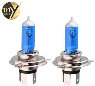 2pcs H4 100W Super Bright White Yellow Fog Halogen Bulb 100W Car Head Light Lamp h4 100W car styling car light source parking