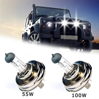 2Pcs H4 Headlight Bulbs Halogen Car Light Source Warm White 6000K 55W 100W Auto Fog Lamp Hight Power Car Headlight Lamp 12v