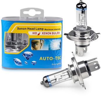 2pcs H4 P43T 12V 60/55W Halogen Bulb Headlight Light 4300k h4 Xenon Halogen Fog Lamp Super Bright Car Light Source Long Lifetime