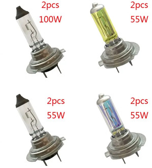 2Pcs H7 55W/100W 12V Xenon Gas Halogen Headlight Light Bulbs Auto Exterior Light