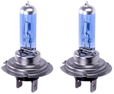 2Pcs H7 6000K Xenon Gas Halogen Headlight Super Bright White Fog Halogen Lamp Bulb 100W Car Head Light Lamp 12V Fog Lights