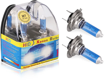 2PCS H7 halogen Headlight Lamp 12V 55W 5000K-6000K Super White Car halogen bulb fog light High Power Car Light Source