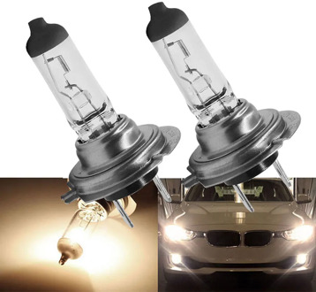 2Pcs H7 Headlight Bulbs Halogen Car Light Source Warm White 4200-4500K 55W Auto Fog Lamp Hight Power Car Headlight Lamp 12v