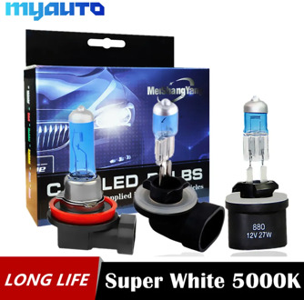 2Pcs H8 12V 35W H27 880 881 Halogen Car Headlights Bulbs H27 881 894 H27W h27w/1 h27w/2 Fog Lamps Car Lights Auto H8 Halogen