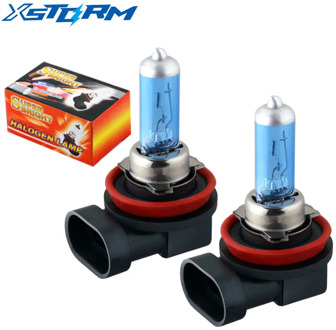 2pcs H8 H11 55W 12V Super White Halogen Bulb Fog Lights Car Headlights Lamp Car Light Source Car Styling parking auto