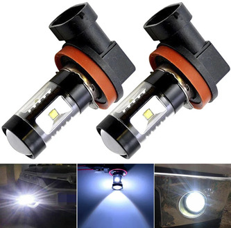 2Pcs H8 H11 Led HB4 9006 HB3 9005 Fog Lights Bulb 3030SMD 1200LM 6000K 3000K Car Driving Running Lamp Auto Led Light 12V